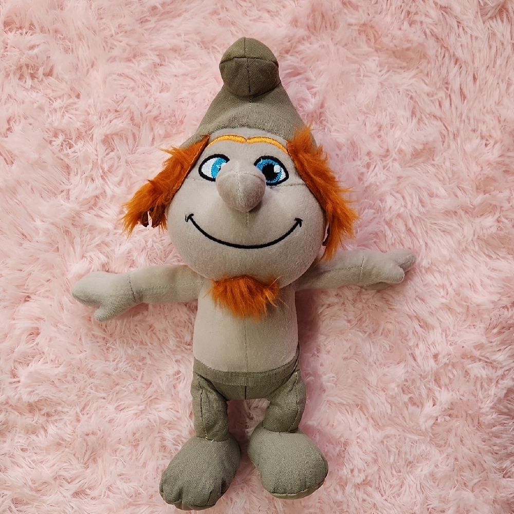 Plush Elf Toy with Orange Hair